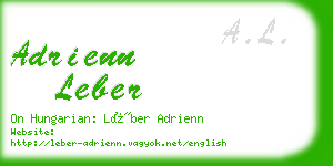 adrienn leber business card